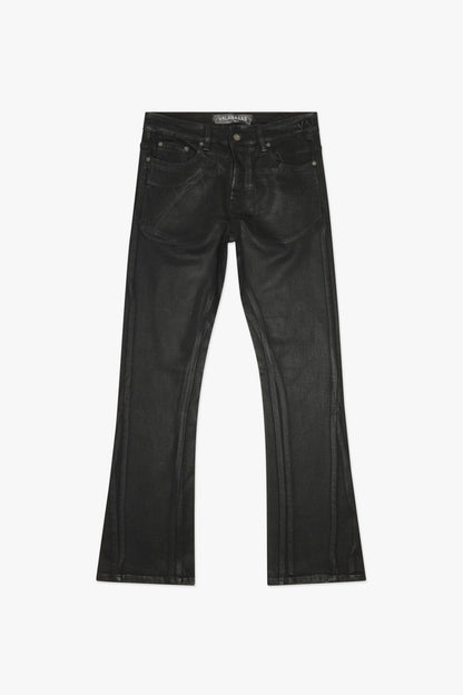 Mr. Stacked Black Wash Waxed