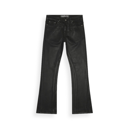 Mr. Stacked Black Wash Waxed