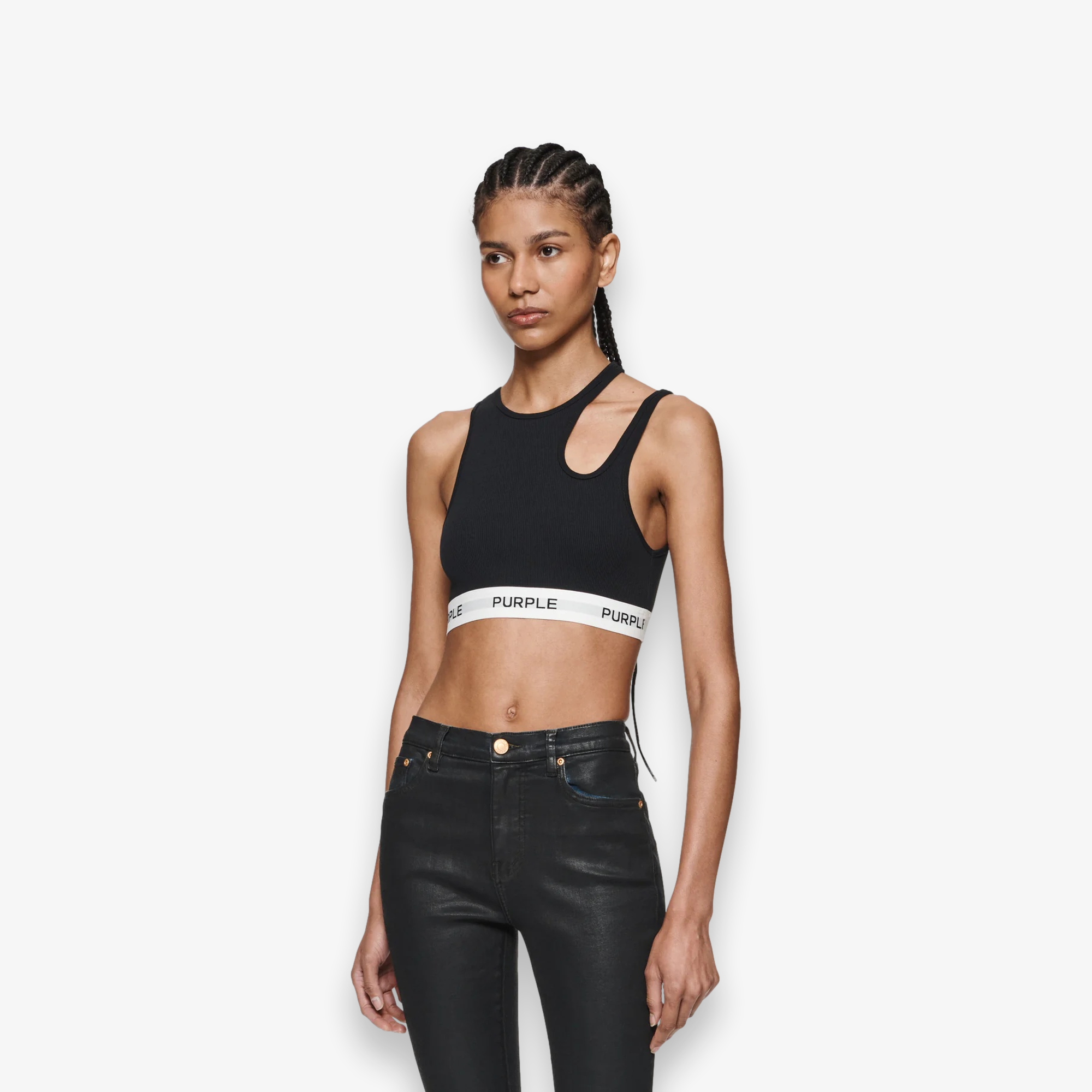 Rib Cut Out Bralette