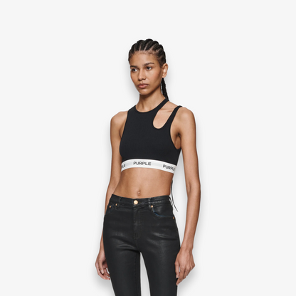 Rib Cut Out Bralette