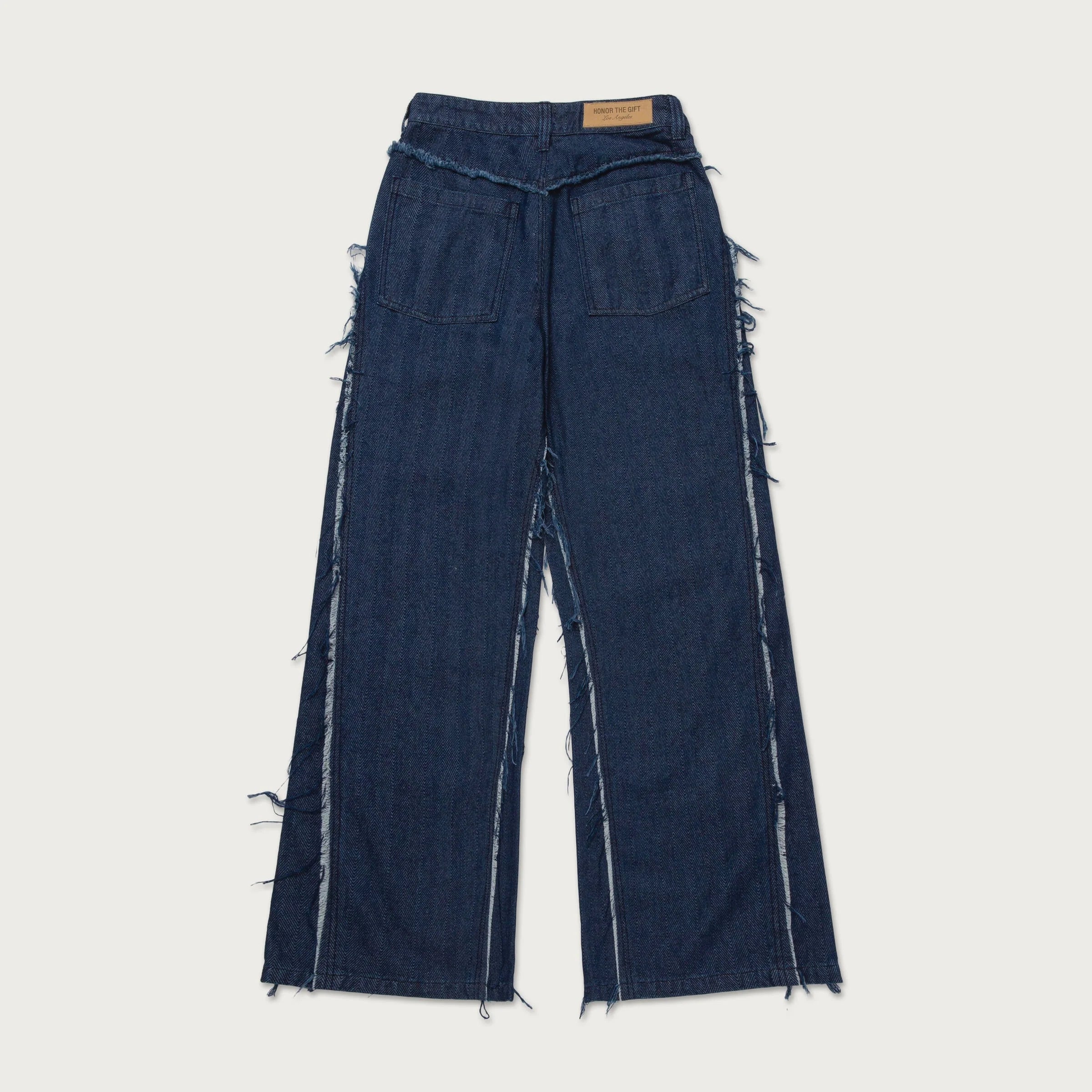 Herringbone Wide Leg Pant