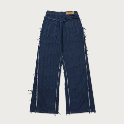 Herringbone Wide Leg Pant