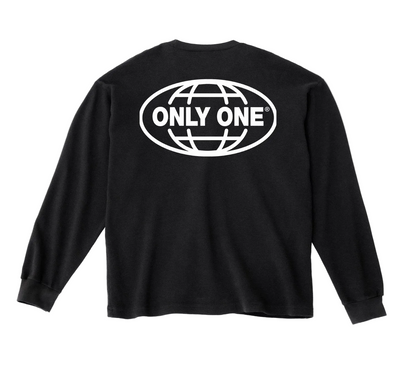 Only One Worldwide Long Sleeve Black Crewneck