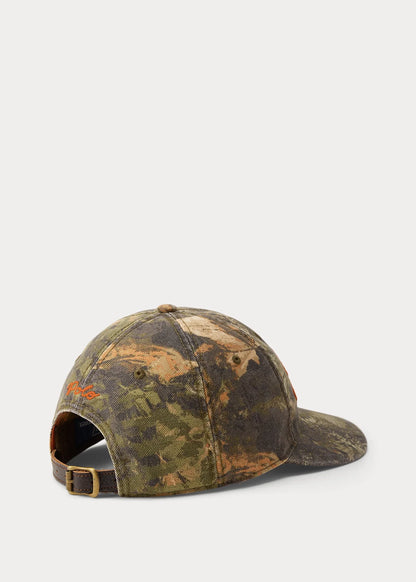 The Ralph Logo Forest-Print Ball Cap