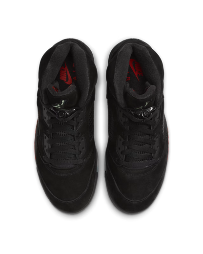 Air Jordan 5 'Halloween' 'Black and Picante Red