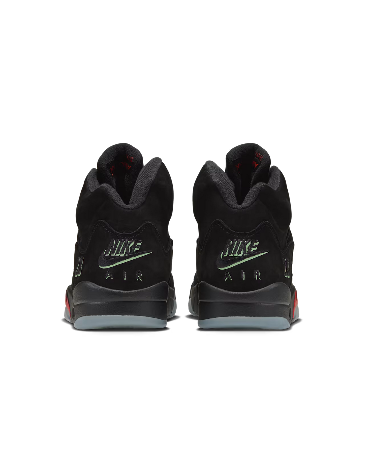 Air Jordan 5 'Halloween' 'Black and Picante Red