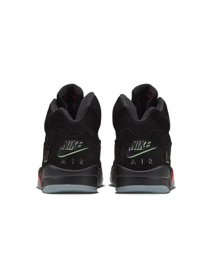 Air Jordan 5 'Halloween' 'Black and Picante Red
