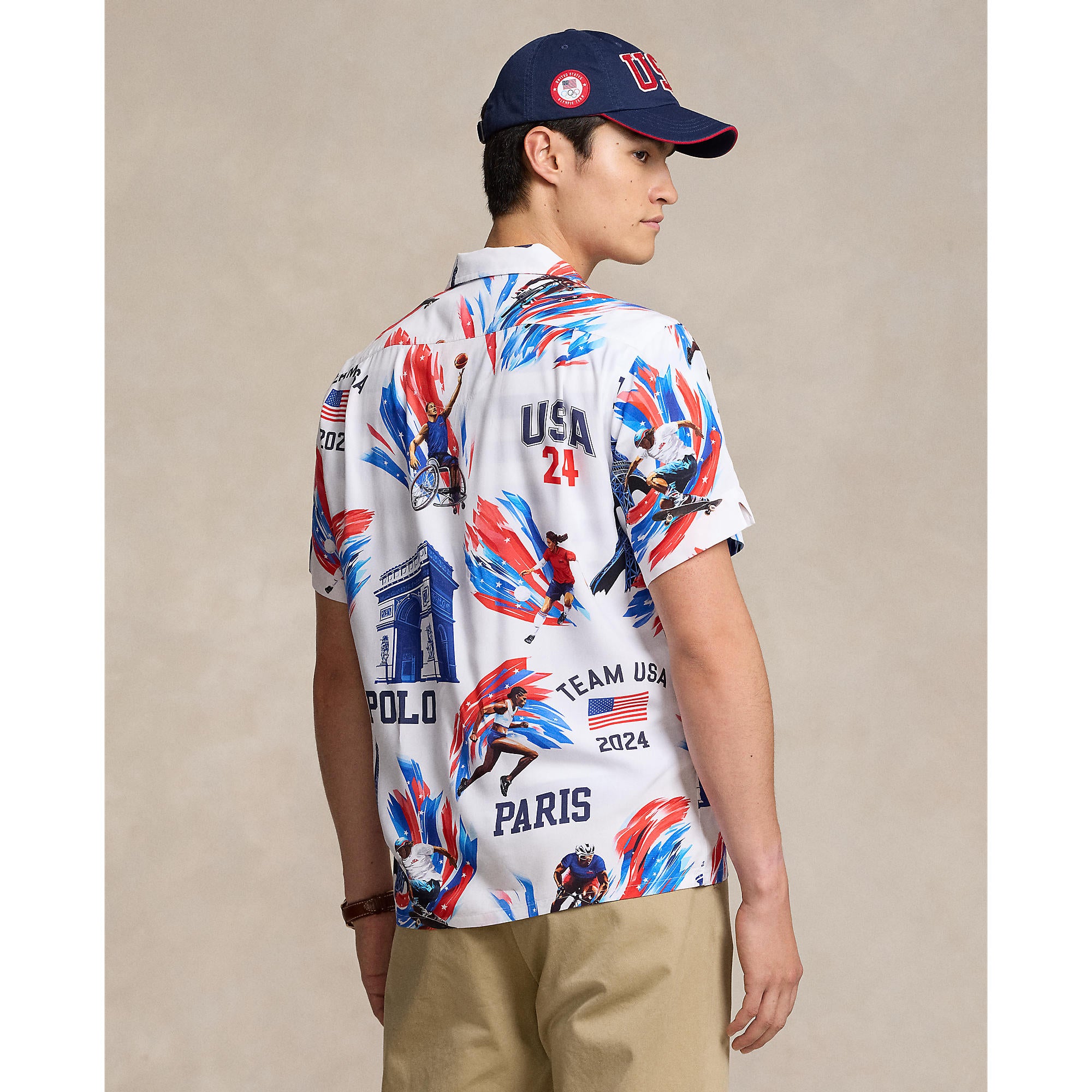 Team USA Print Camp Shirt
