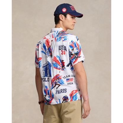 Team USA Print Camp Shirt