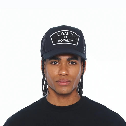 CULT MESH BACK TRUCKER HAT "LOYALTY IS ROYALTY"