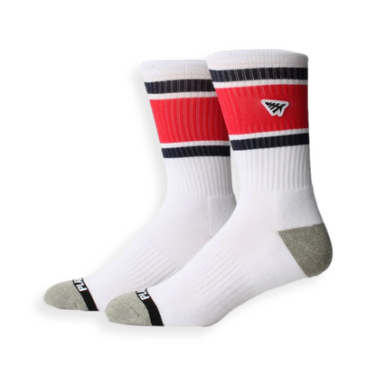 Embroidery Logo Patch Stripe Socks