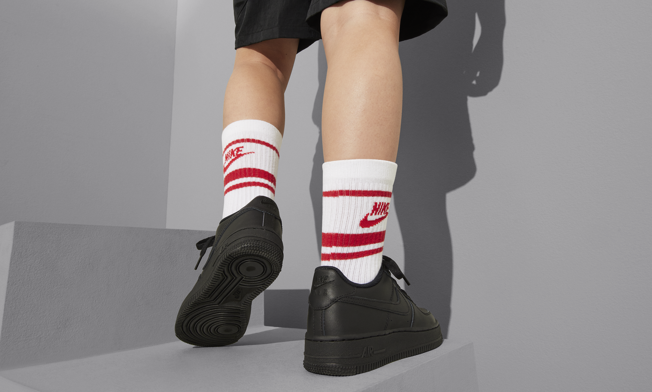 Air Force 1 LE Triple Black GS