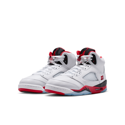 Jordan 5 Retro Fire Red Black Tongue GS