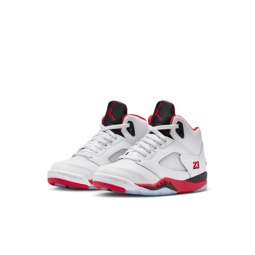Jordan 5 Retro Fire Red Black Tongue PS