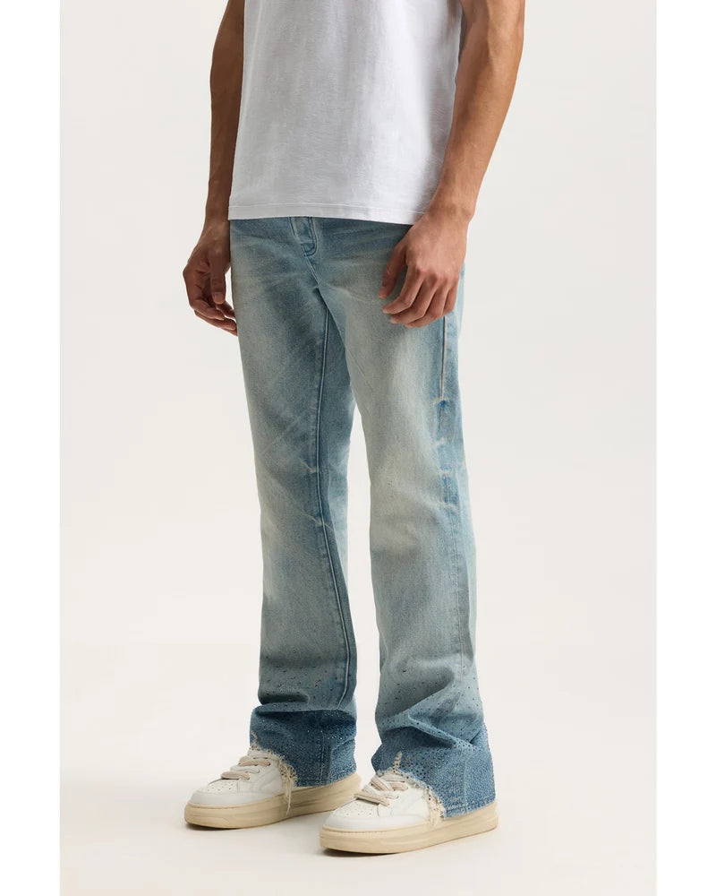 Purple-HIGH CONTRAST BLING JEANS