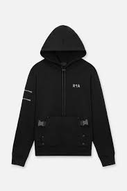 Hector Black Pullover Hoodie