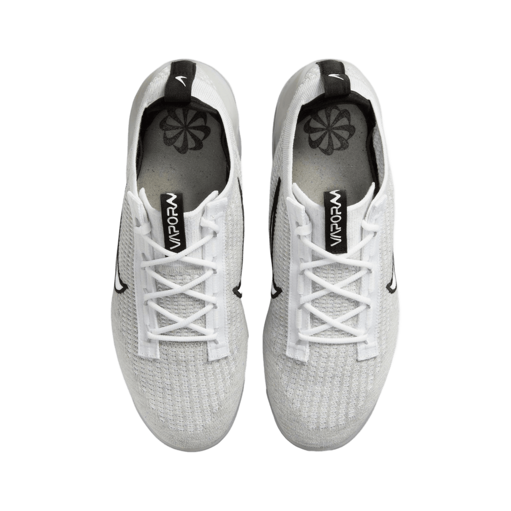 Air VaporMax 2021 FK White Black Metallic Silver