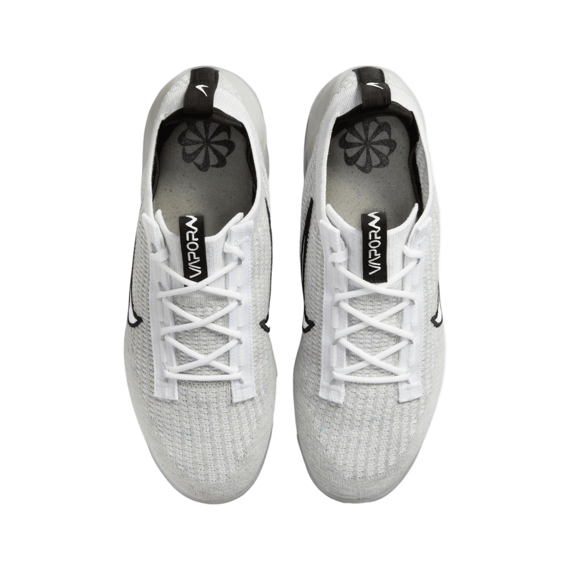 Air VaporMax 2021 FK White Black Metallic Silver