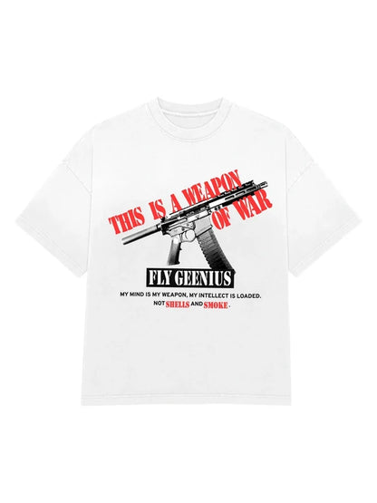 Fly Geenius-INTELLIGENT GANGSTER T-SHIRT-White