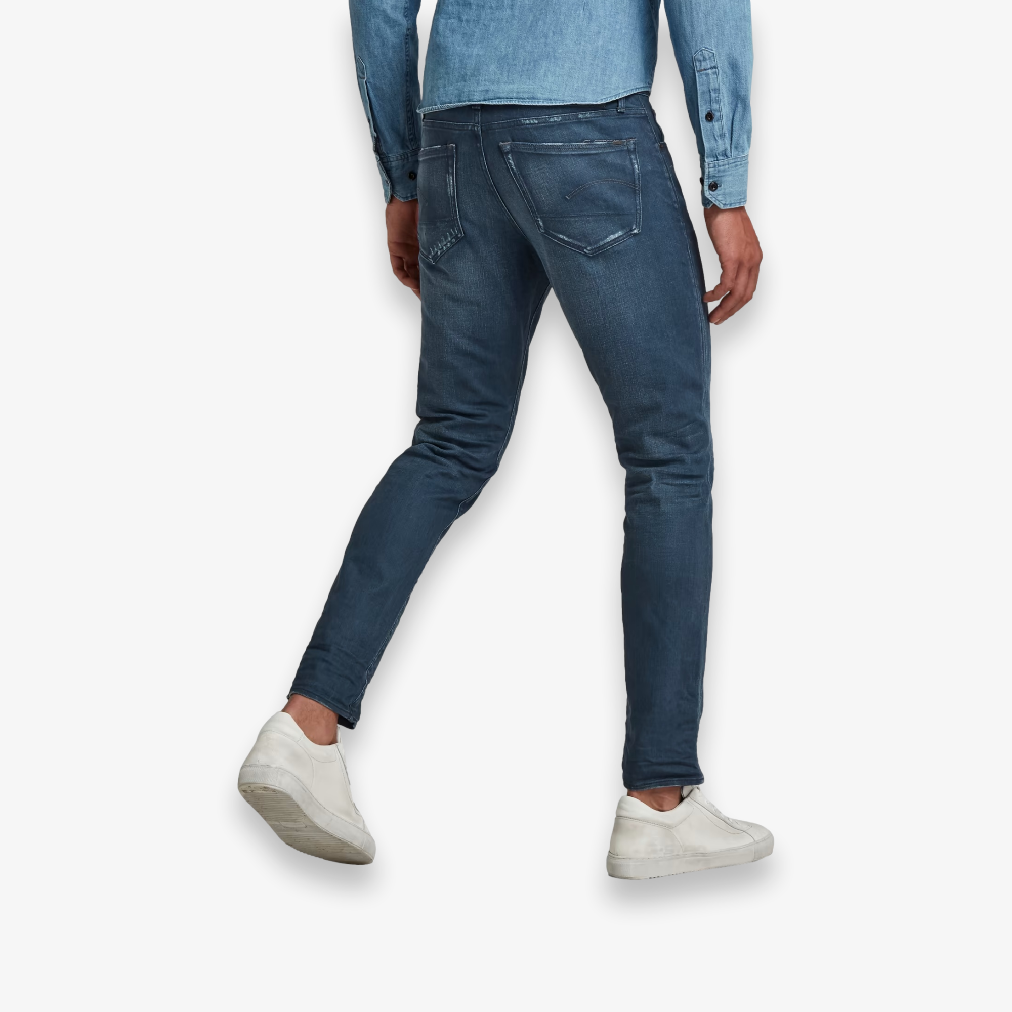 3301 Slim Jeans Dark blue
