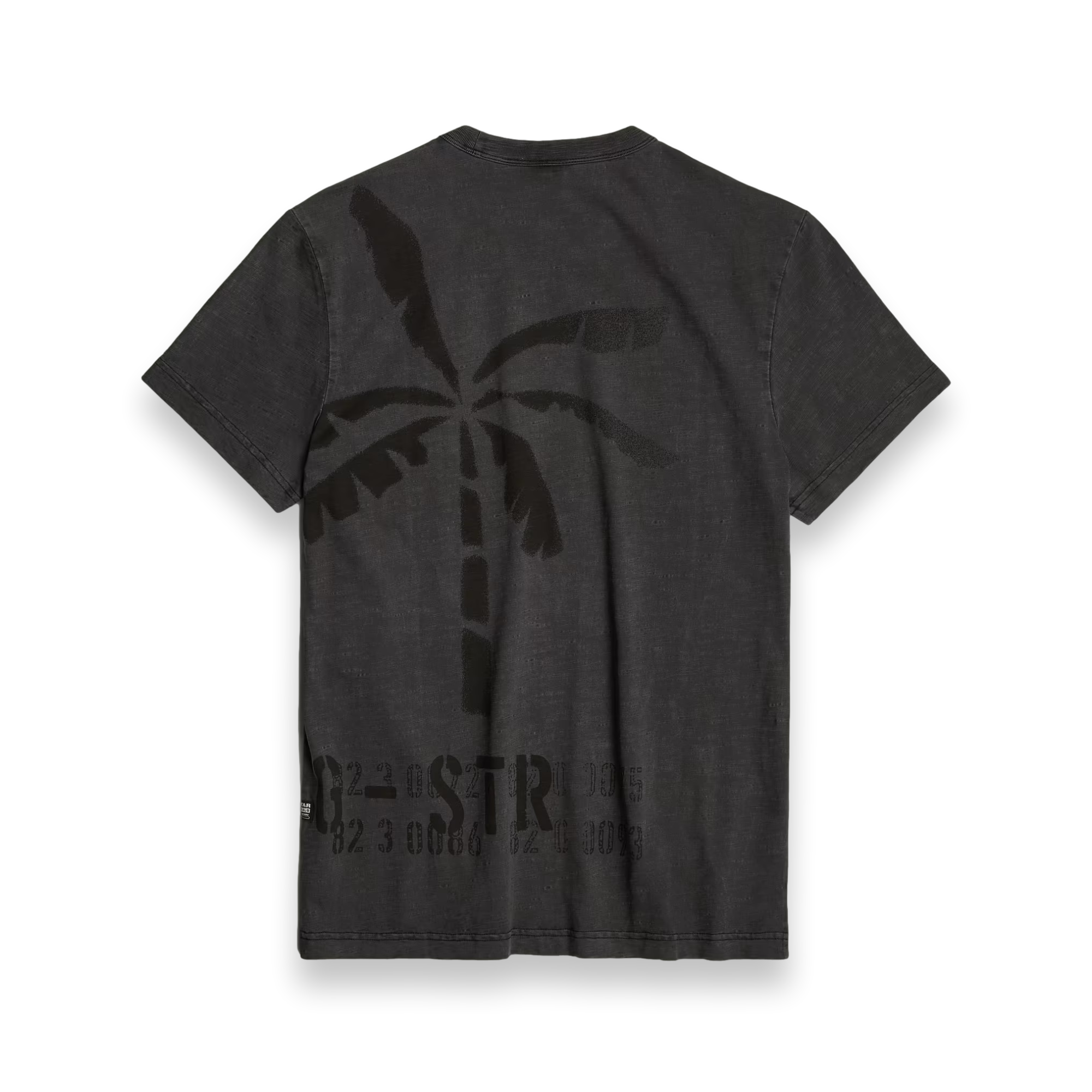 Musa Palm Stencil Pigment Dye Tee