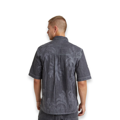 Slanted Double Pocket  Shirt