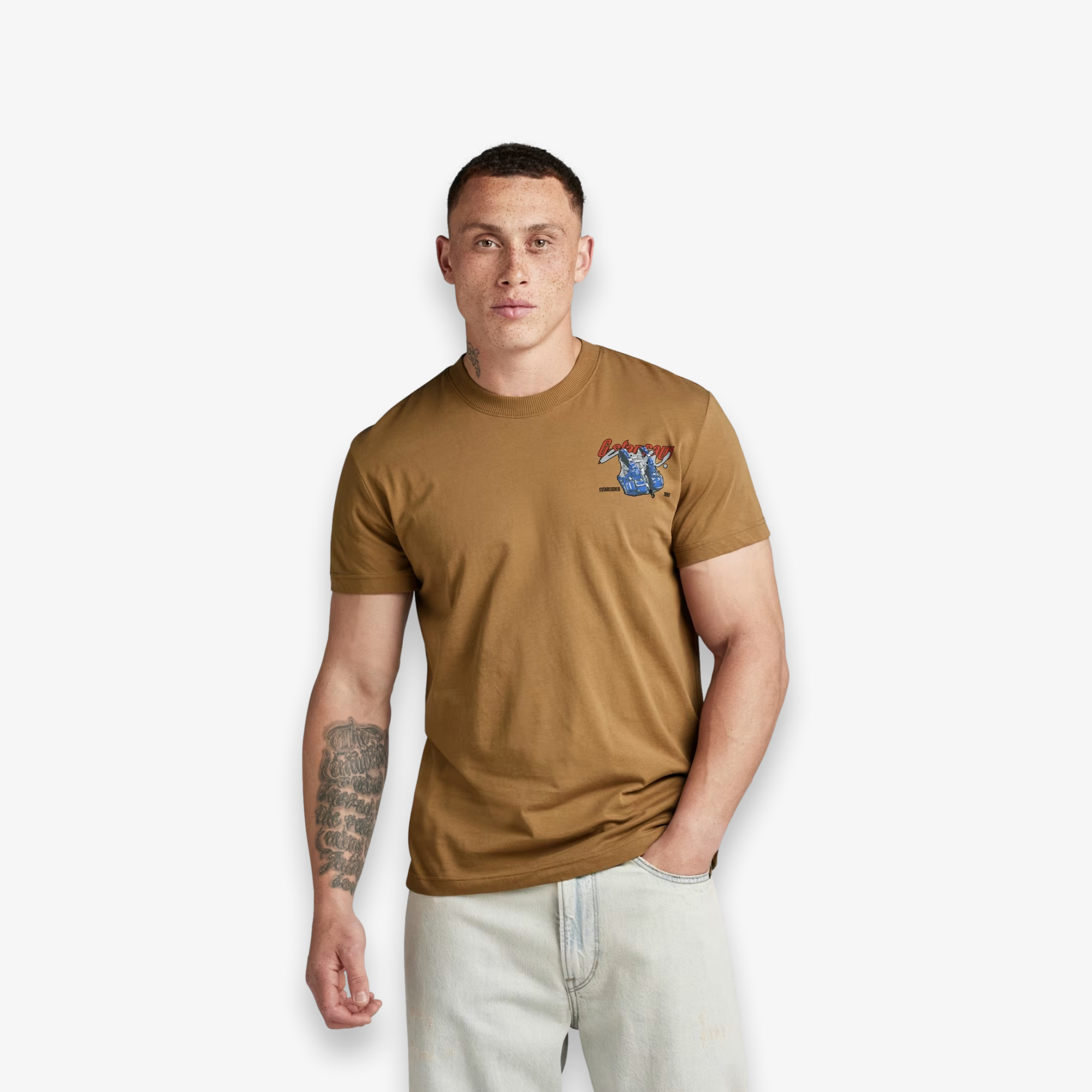 Vest Back Graphic T-Shirt