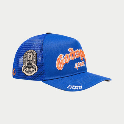 GS FOREVER TRUCKER Blue Orange Hat