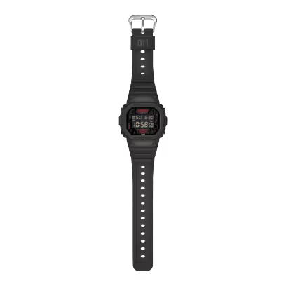 G-Shock x Stranger Things  Black & Red Digital Watch DW5600STT-1