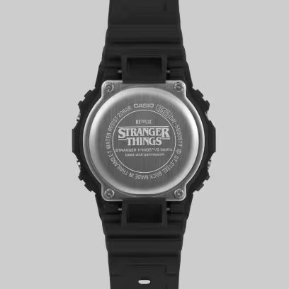 G-Shock x Stranger Things  Black & Red Digital Watch DW5600STT-1