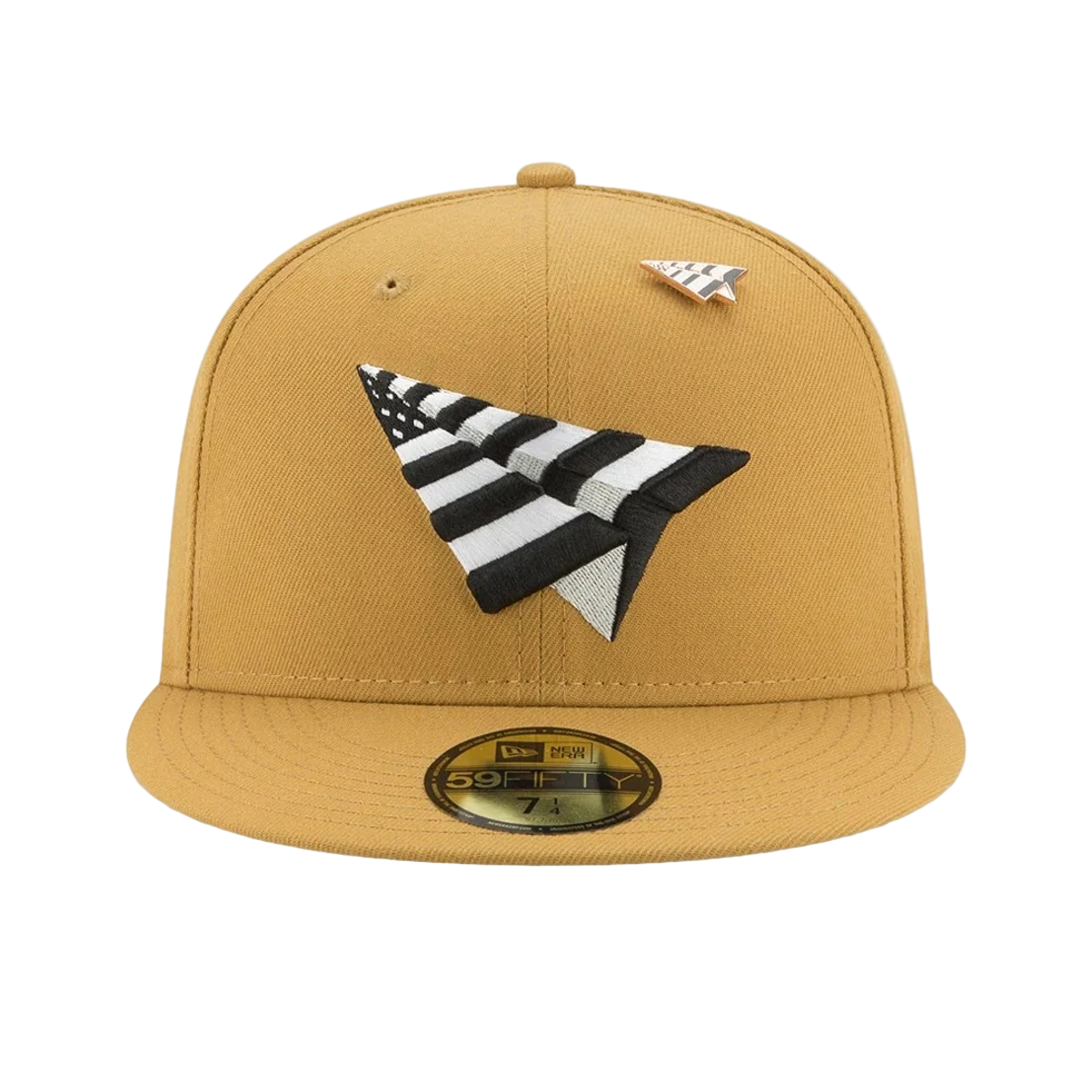 Panama Tan Crown Fitted Hat
