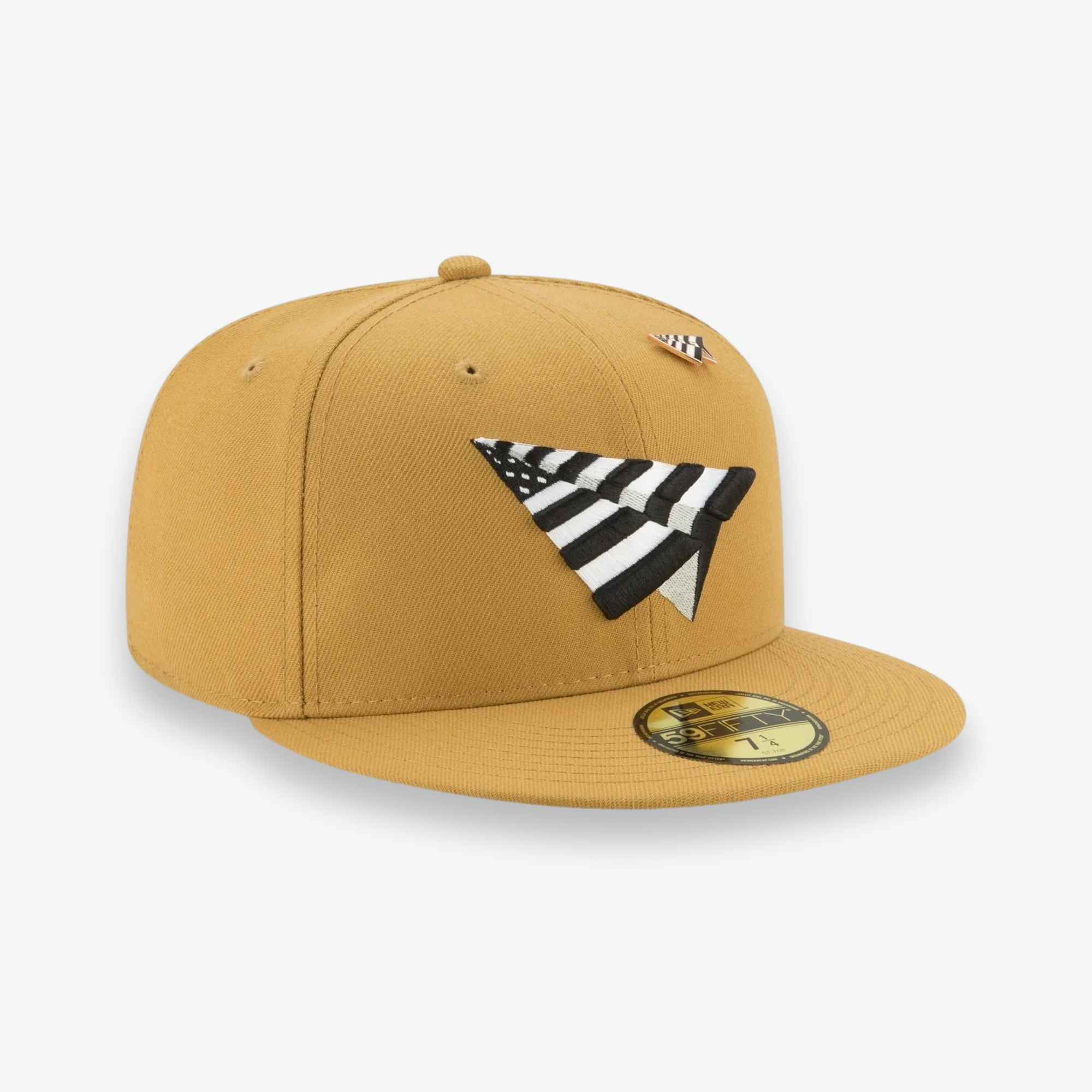 Panama Tan Crown Fitted Hat