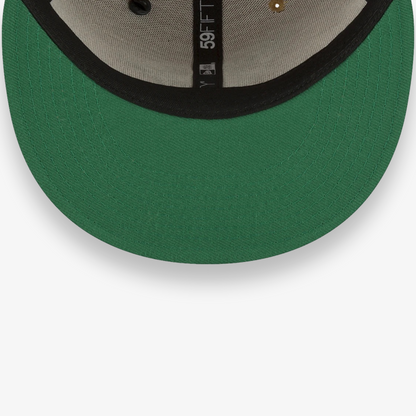 Panama Tan Crown Fitted Hat