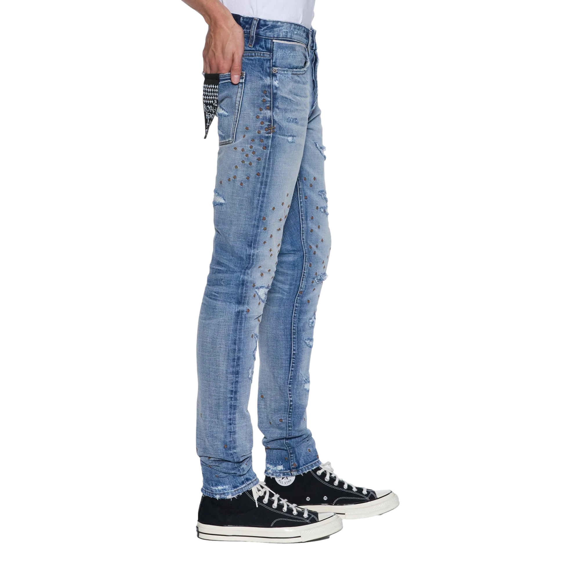 Winkle Dakota Blue Repair Blue Jeans