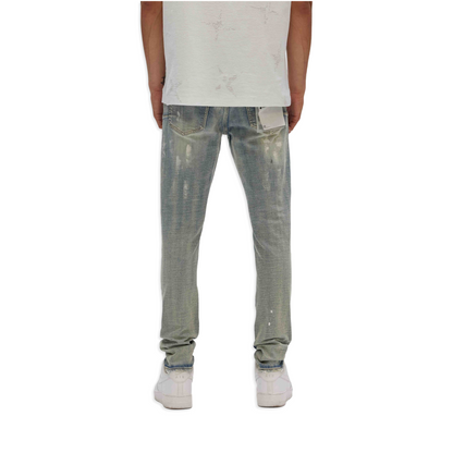 Light Indigo Paint Blowout Jean