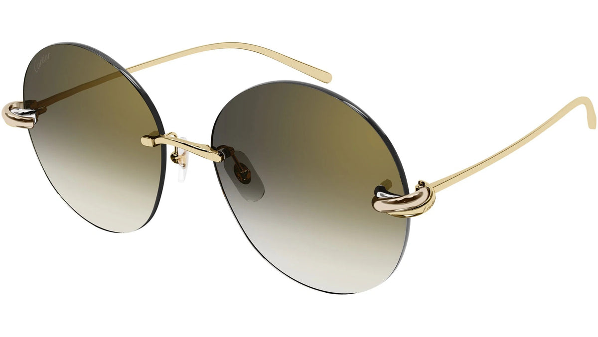 Gold Grey Sun Yellow Glasses