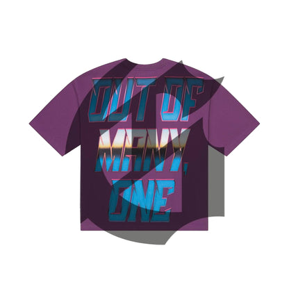 Memento Vivere Purple Wash T-Shirt