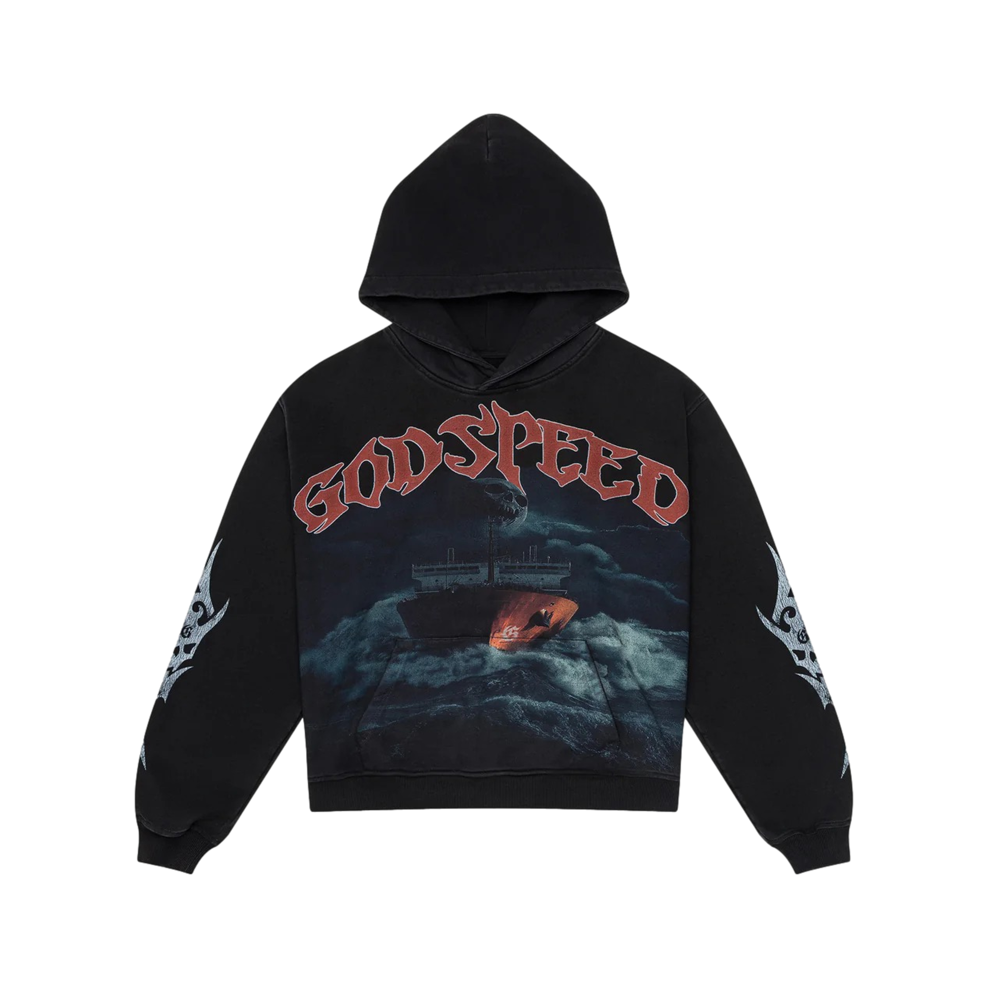 Seasick Black Hoodie