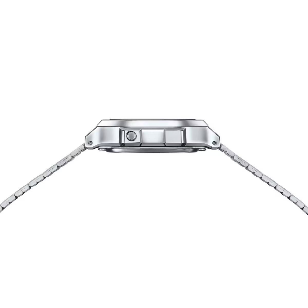 Vintage Silver Toned Top Watch A168WA-1