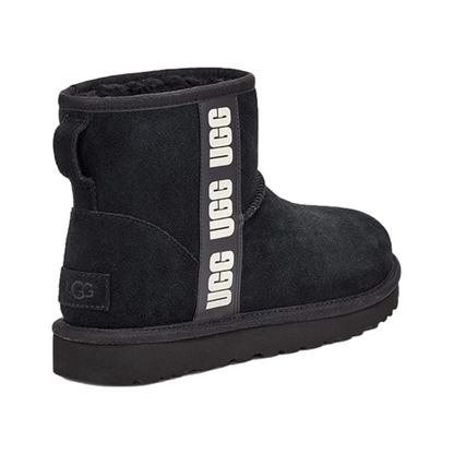 Classic Mini Side Logo Black Boots