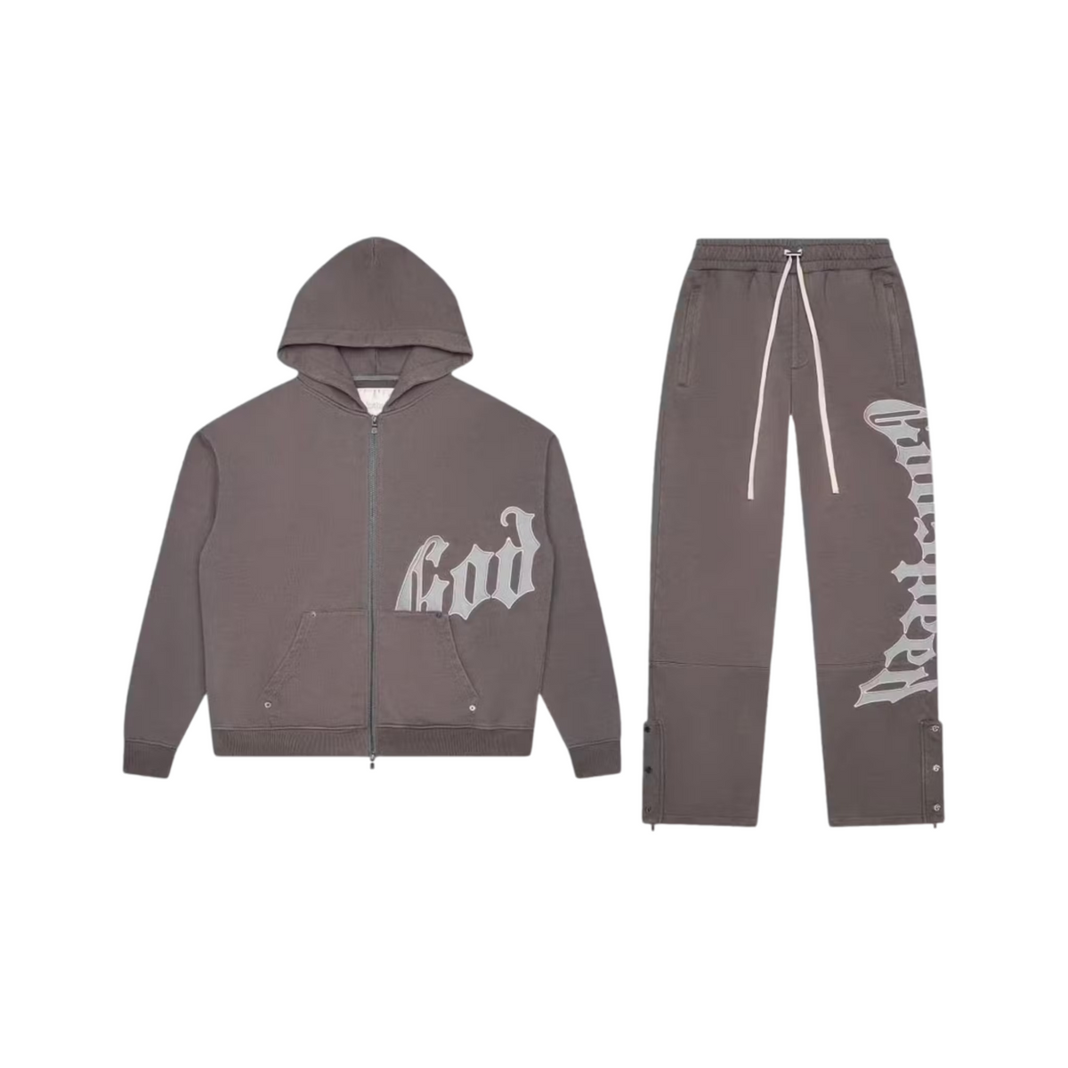OG Logo V2 Stone Grey Matching Set – WOODstack