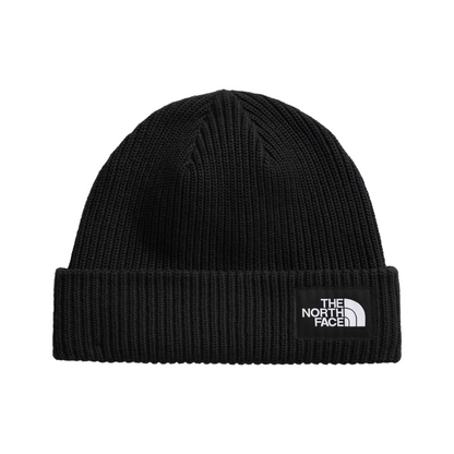 Salty Lined Black Beanie