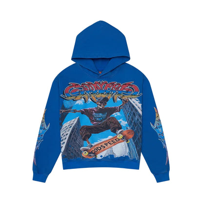Ollie Blue Boom26 Pullover Hoodie