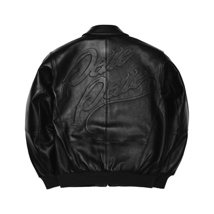 Two Tone Pelle Black Jacket