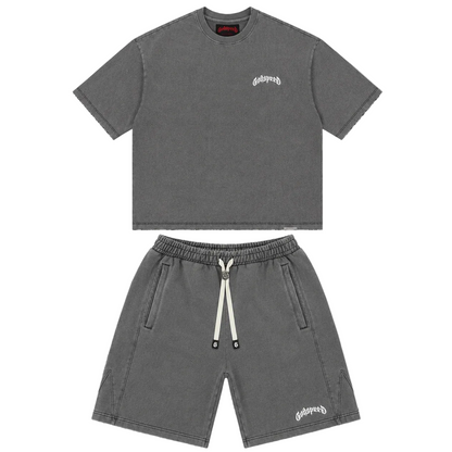 VITAL Heather Grey Short Set
