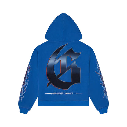 Le Denier Blue Hoodie