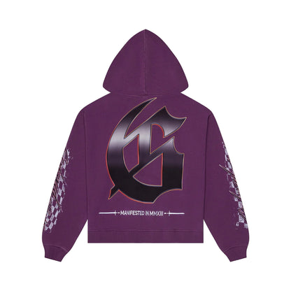 Le Denier Purple Hoodie