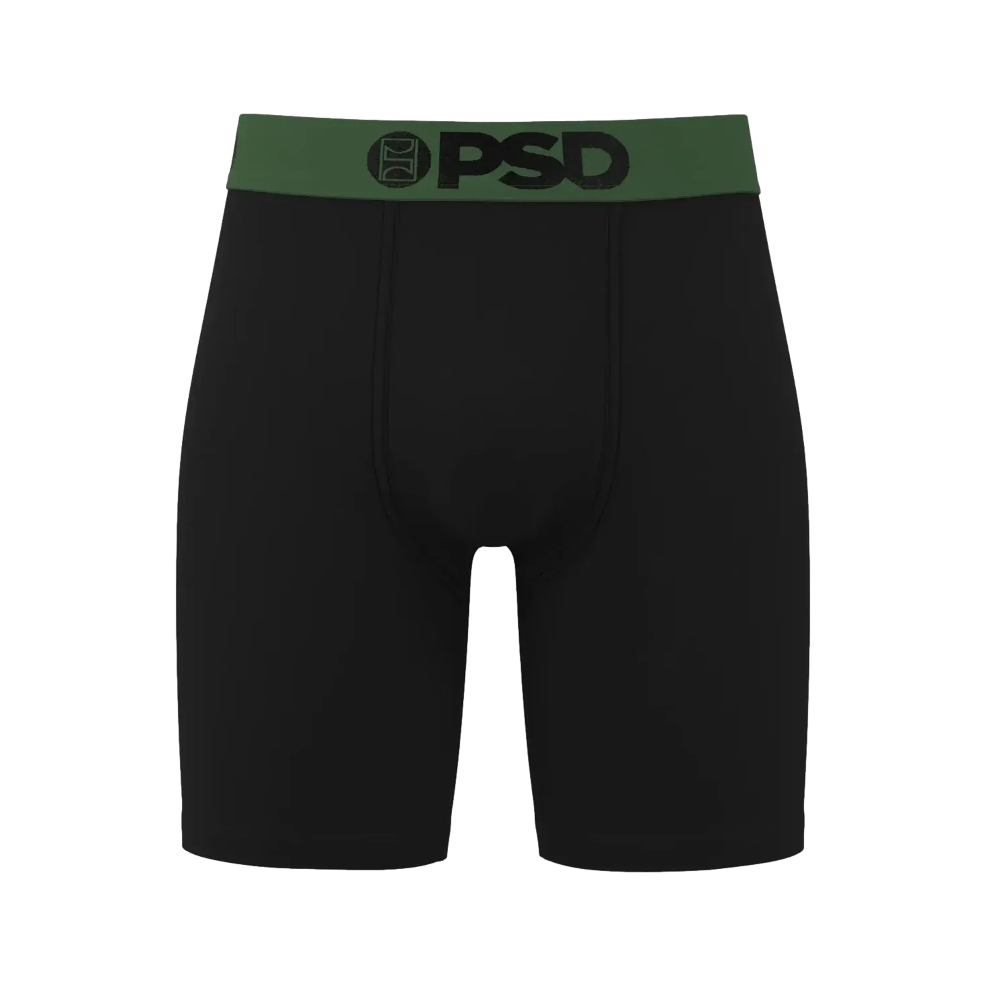 Solids Black Green Brief