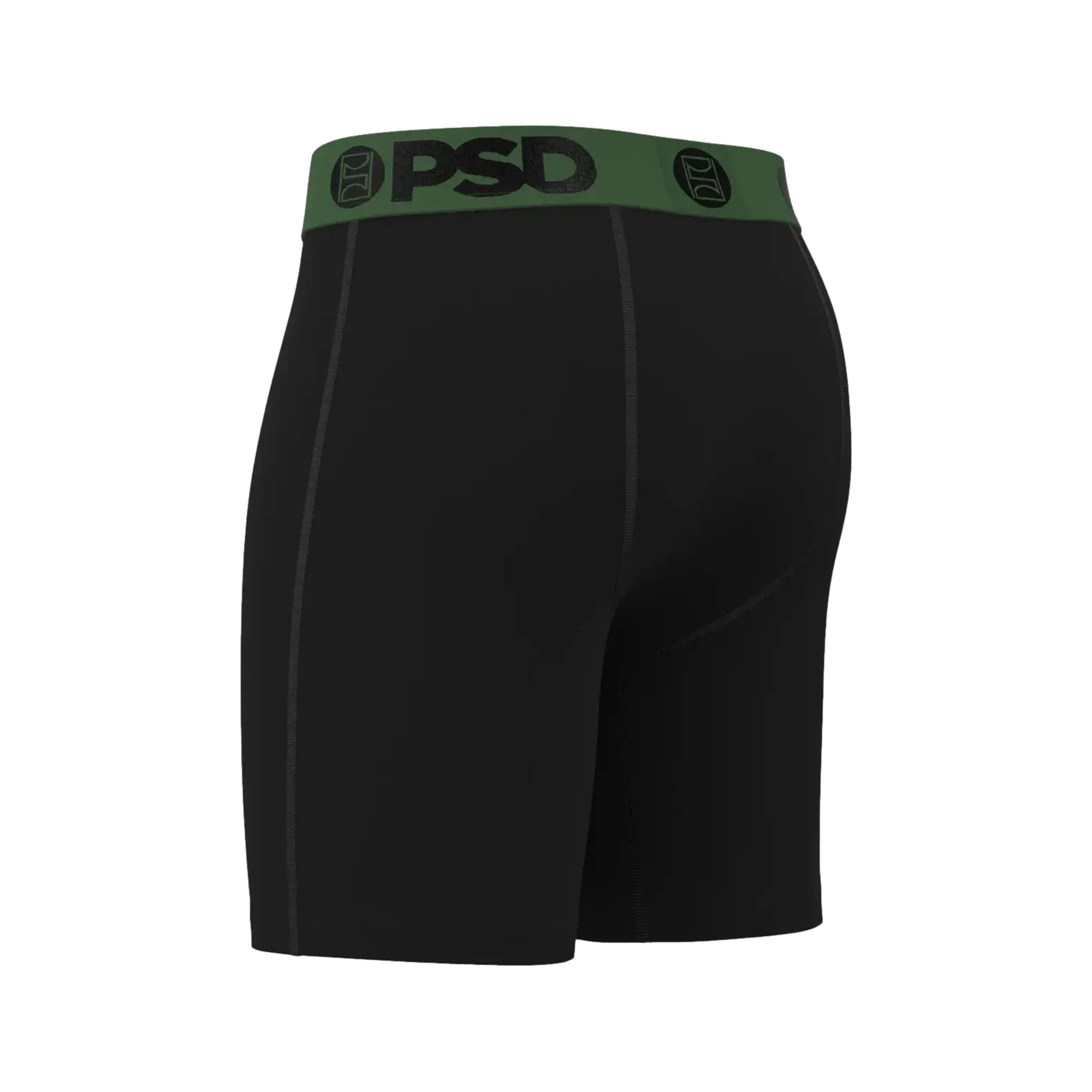 Solids Black Green Brief