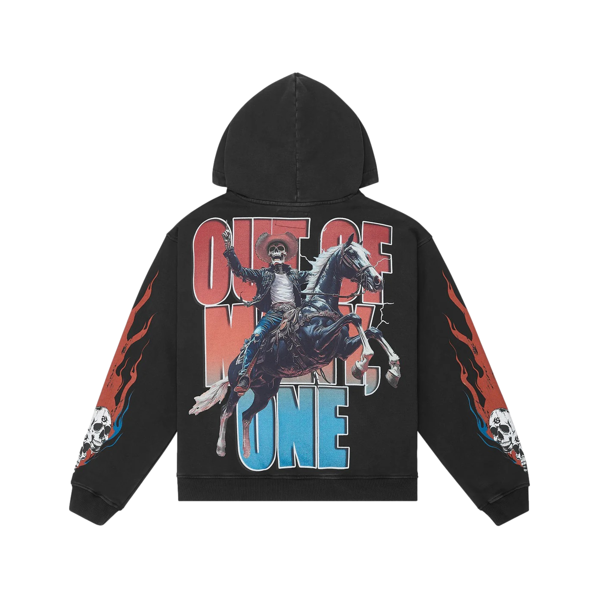 Best Western Black wash Hoodie